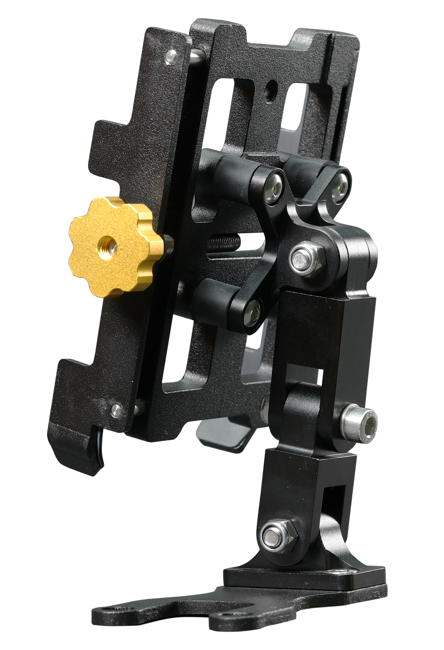 Motoros telefontartó rezgéscsillapított